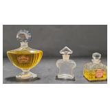 (AO)Lot of 3 perfume bottles.  Shaumar and