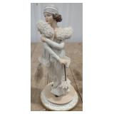 (P) Fabris porcelain figure measuring 9.5" tall