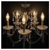 (P) Crystal Chandelier