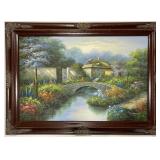 (II) Impressionism Landscape Oil Painting on