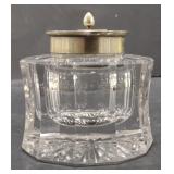 (AO) Glass Ink Well approx 2"