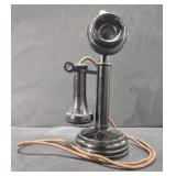 (AO) Black Candlestick Telephone