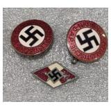 (AO) Nazi Lapel Pins