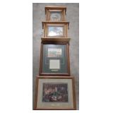(DJ) John Deere clock and prints