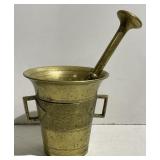 (AO) Antique Brass Skultuna 1611 No. 6 Apothecary