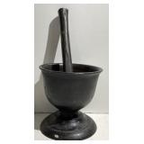 (AO) Antique Cast Iron Apothecary Mortar and