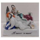 (AO) Victorian China Porcelain "A Mouse, A