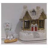 (AO) Resin Christmas Decorations of a Snowed in