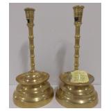 (AO) Set of 2 Brass Candle Holders