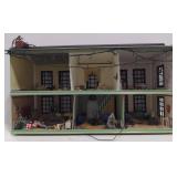 (AO) 6 Room Doll House with Furniture, Dolls,