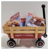 (DJ) Radio flyer small wagon and 2 of the