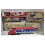 (DJ) Vintage Die Cast Metal Replica Semi