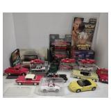 (DJ) Flat of Die Cast Metal Replica Cars, Trucks