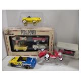 (DJ) Flat of Die Cast Metal Replica Peddle Cars