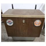 (BR) Vintage Pepsi bar refrigerator, 30 7/8" W x