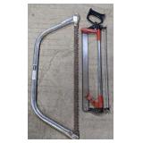 (DL) Sears Craftsman 30" Bow Saw & Hack Saw