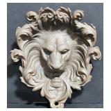 (DL) Cast Iron Lions Head Decoration
