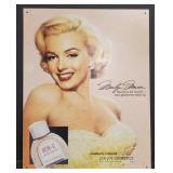 (DL) Marilyn Monroe Metal Sign, Jon Joy Cosmetics