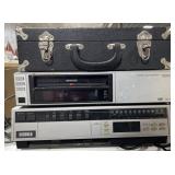 (DL) Zenith VHS Player, Diebold VHS Player and