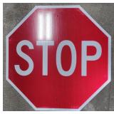 (DL) Metal Sign Stop 30" x 30"