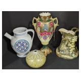 (DL) Pitcher Made in Italy, pottery marked "CL",