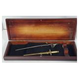 (DL) miniature swords. 9.5 and 7.5" L