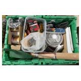 (DL) Misc. Lot including Roll of cork, small fan,