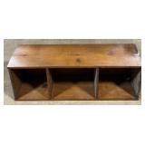 (DL) Wooden Shelf *32in x 10in x 11in