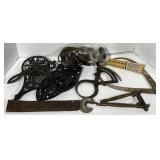 (DL) Cast Iron Hot Plates, Vintage Tools