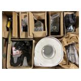 (DL) Box lot including castor wheels, o-rings,
