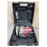 (DL) Tool Shop SF04 router with bits in carrying