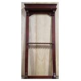 (DL) 61" x 25" x 4" wall mounted pool stick