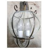 (DL) 22" total length pendant light with wall
