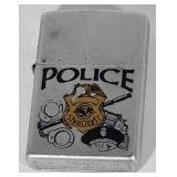 (DL) zippo police lighter