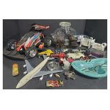 (DL) Lot of Toys, Ashtray, Pig Jar and Picture