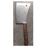 (AB) vtg Large Kitchen Meat Cleaver. Made by