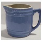 (AB) Vintage Uhl Indiana Pottery Blue Water