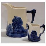 (AB) Antique Western Pottery Sleepy Eye Water