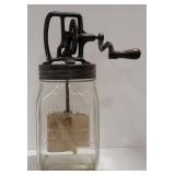 (AB) Vintage Glass Daisy Churn No. 20. Overall