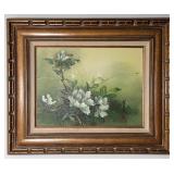 Signed Traditional Chinese Oil Painting of