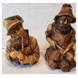 Pair of Amaretto bottle sculpures, Amaretto Delle