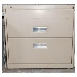 LG two drawer file cabinet. 28"x18"x30"