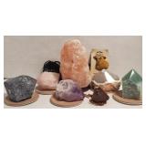 Crystal Heart Healing Stones Quartz Amethyst