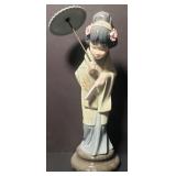 Lladro Geisha Girl Figurine 12" Tall