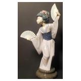 Lladro Geisha Figurine 12" Tall