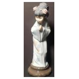 Lladro Geisha Figurine 11" Tall