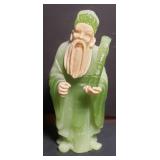 Vtg Wony Ltd. Jade Confucius Figure 6" Tall