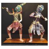 Handmade Bangkok Dolls approx 10" & 1