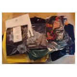 Bin of Shirts & Sweaters in Size L & XL