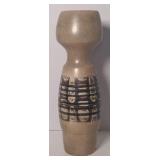 Art pottery earthen tribal vase 17" in height